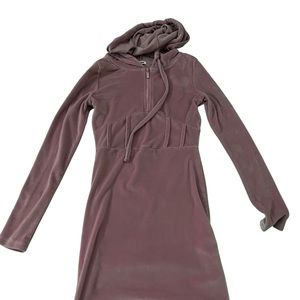 Pink Hoodie Dress